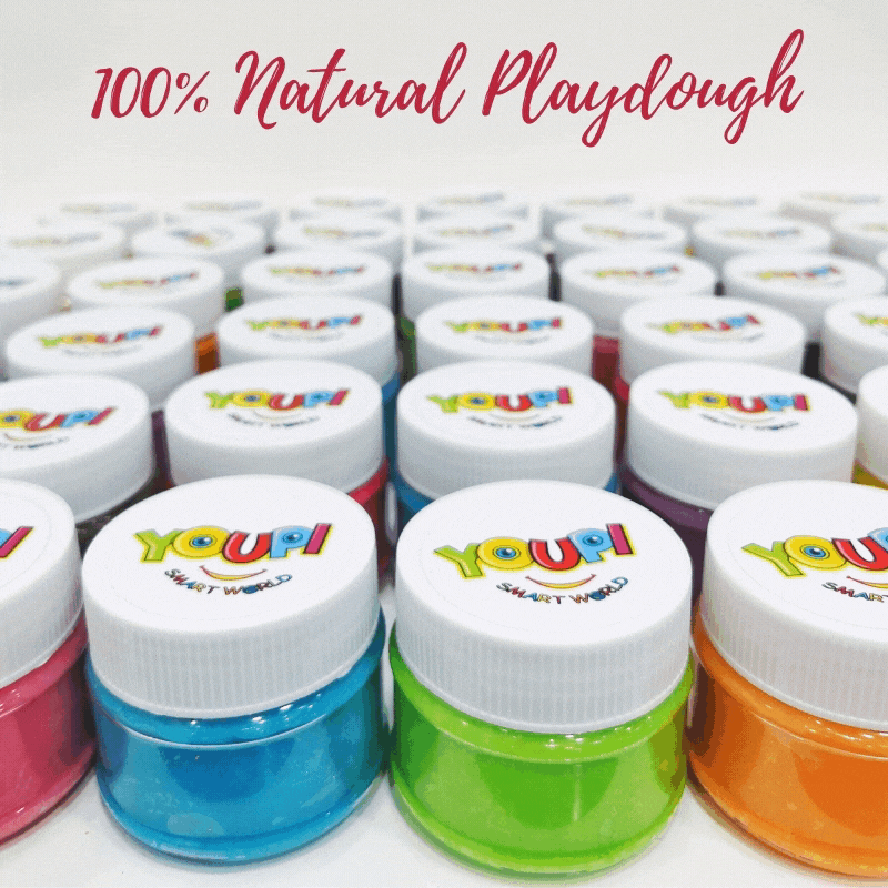 100% Natural Playdough Jar (150g)