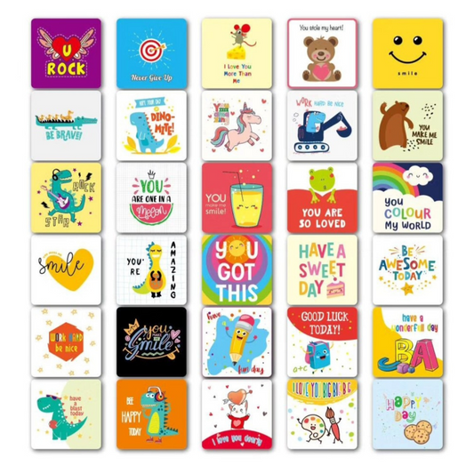 Lunchbox Motivational Cards- English