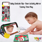 Tummy Time Baby Flip-Floor Activity Mirror