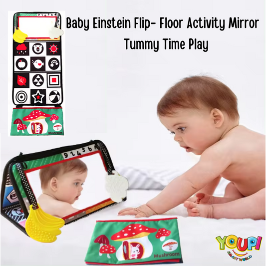 Tummy Time Baby Flip-Floor Activity Mirror