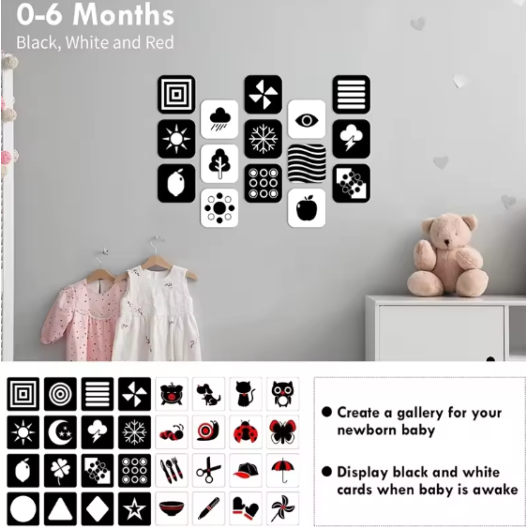 Visual Baby Stimulus Cards (0-3 Months)