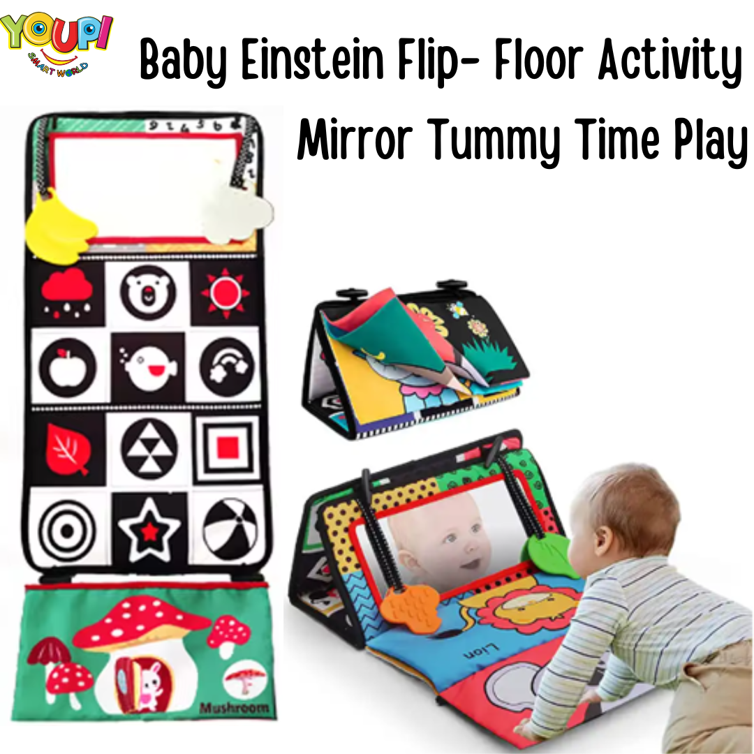 Tummy Time Baby Flip-Floor Activity Mirror