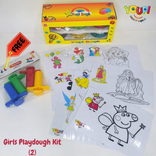Girls Natural Playdough Kit 2