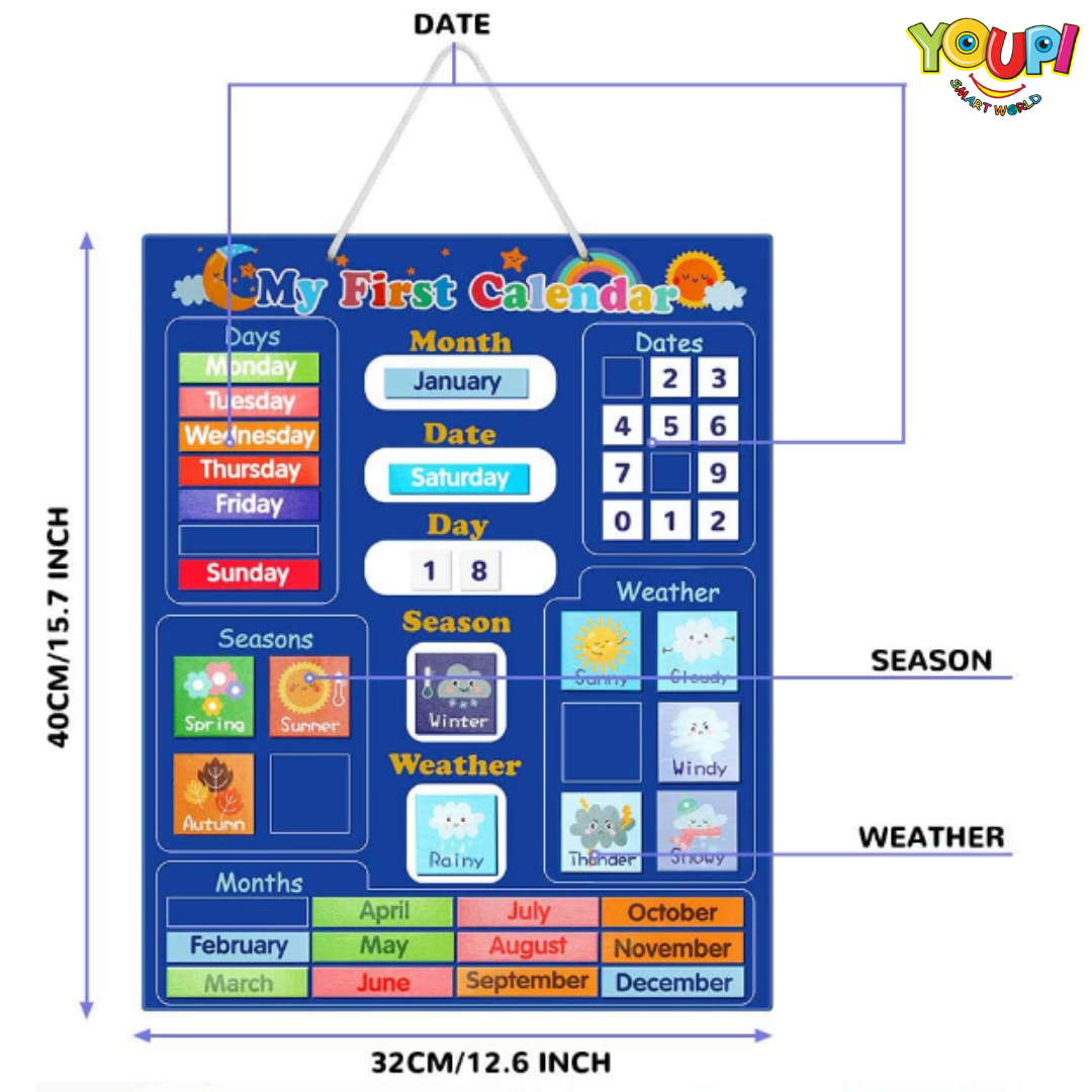 Object First Calendar My First Calendar – YoupiSmartWorld