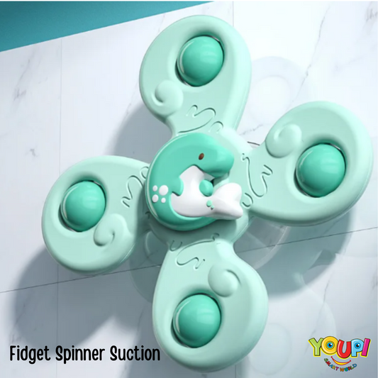 Suction Fidget Spinner- Single