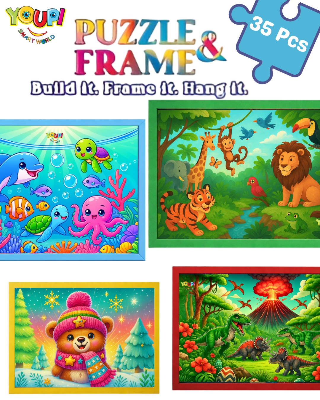 Puzzle & Frame- 35 pieces