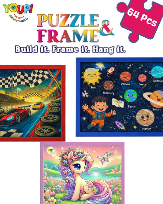 Puzzle & Frame- 64 pieces
