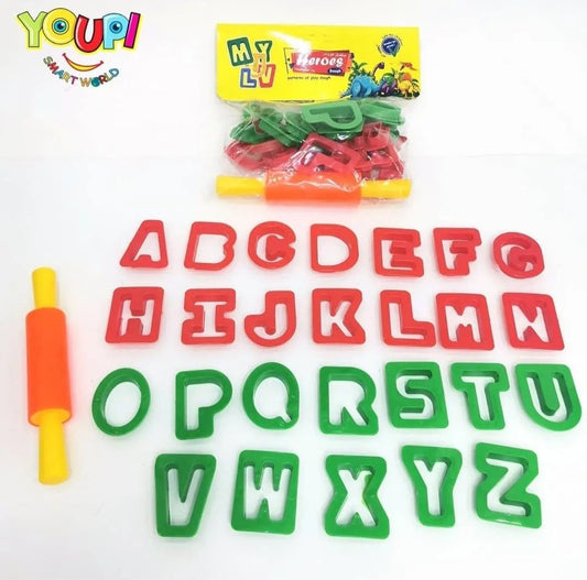 Playdough Alphabets Molds