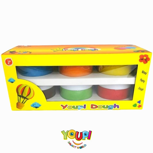 100% Natural Playdough Set of 6