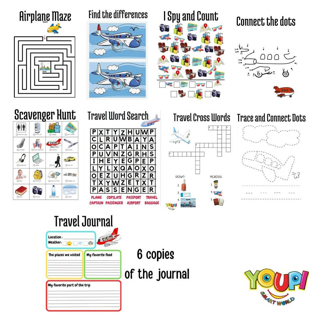 Travel Activity Booklet