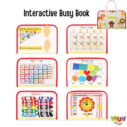 Interactive Busy Book for Toddlers